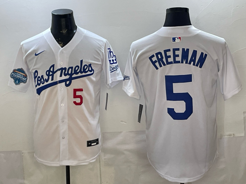 Men Los Angeles Dodgers #5 Freeman white Game 2026 Nike MLB Jersey 4014004->->MLB Jersey